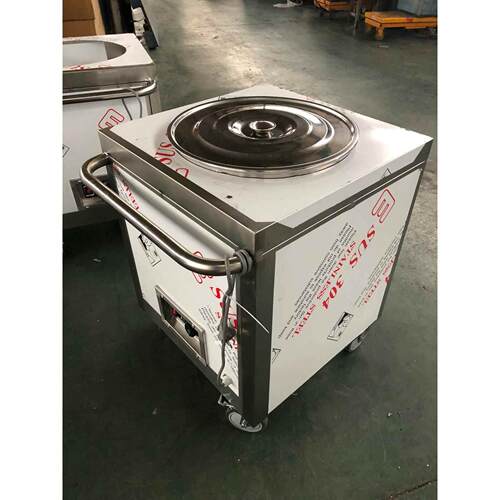 不锈钢商用保温粥车汤桶车保温台售饭台粥台粥锅暖汤炉煲粥快餐车