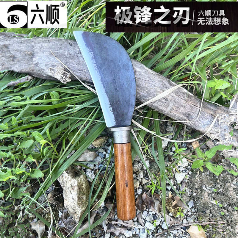 柴刀手工锻打汽车弹簧钢家用砍柴砍竹砍树农用户外开路刀砍树刀