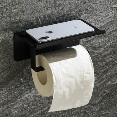 304 Toilet Paper Holder Stainless Steel Self-adhesive Wall