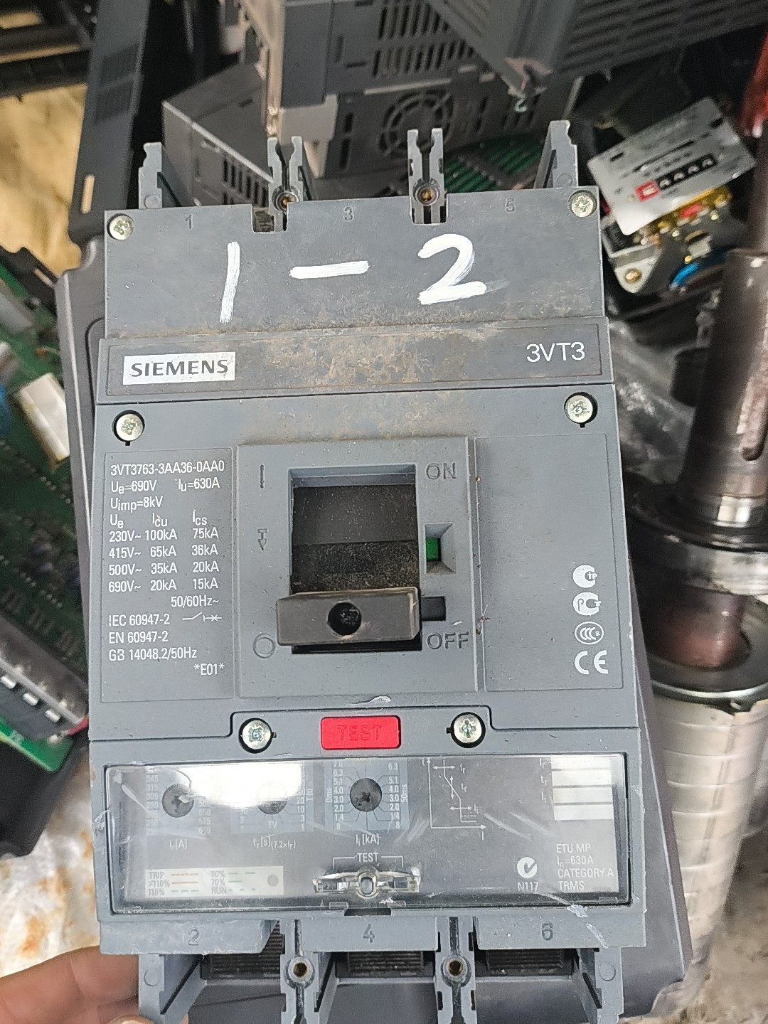 德国塑壳断路器 3VT3763-3AA36-0AA0 630