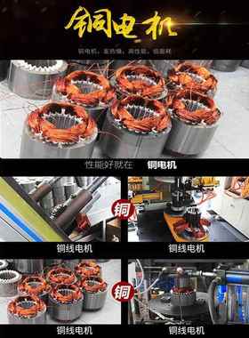 奥突斯泵空压机小空气缩机气高无油静音220VBCF木工喷压漆冲充压