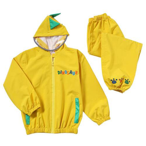 儿童套装雨衣春亚纺幼儿园学前班学生3-8岁雨披防寒保暖户外雨具