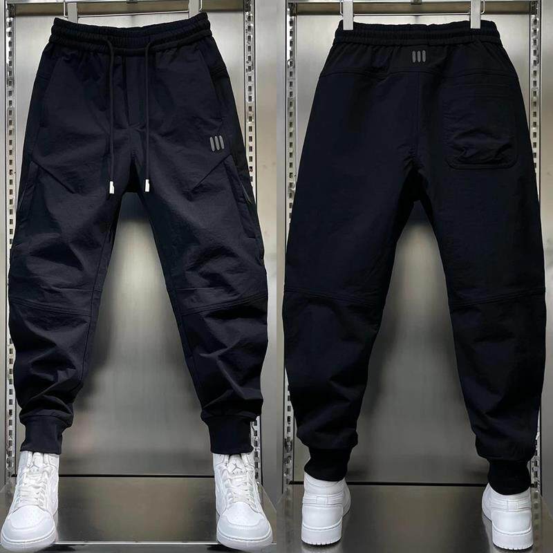 高端工装冲锋裤男士2026新款春秋夏季男裤束脚运动休闲裤子男款潮