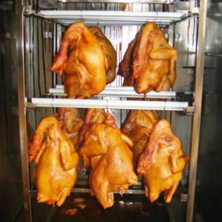 大型通道式鸡肉烟熏炉全自动香肠烟熏炉肉制品烟熏蒸煮炉烤箱