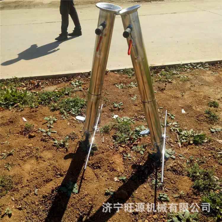 牌蔬菜大棚栽苗器不锈钢材质移栽器三开口尖顶栽苗器