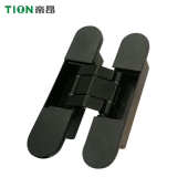 制镀铰链高 三维可调端水60kg定铰合页门 锌合金暗藏厂家三维