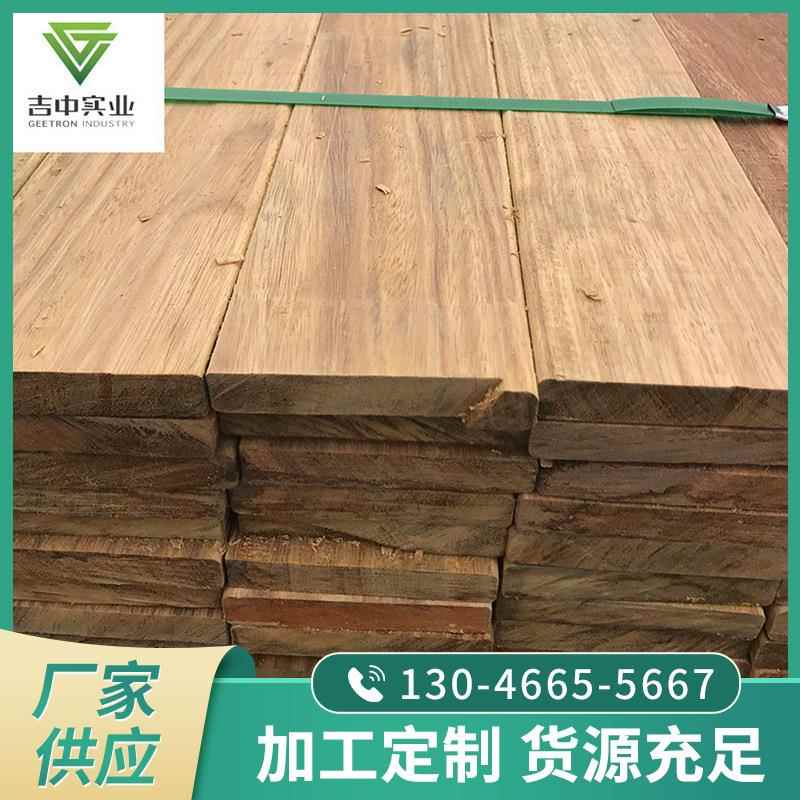 非洲菠萝格工程建筑用菠萝格木板材室外景观阳台搭建菠萝格木地板
