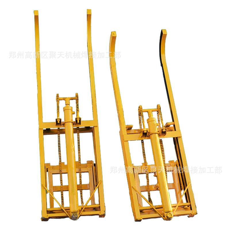 环卫车垃圾桶提升机三轮车载侧挂液压举桶上料机倒料升降翻斗机