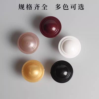 窗帘杆堵头封头通用罗马杆装饰头加厚艺术头窗帘配件伸缩28/32mm