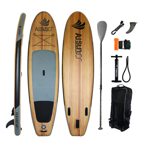 【】阳光冲浪板站立式滑划水板桨板软板水上漂浮板