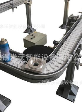 U型转弯 环形输送线 43 63 83 103 140mm齿形POM防滑链板输送机