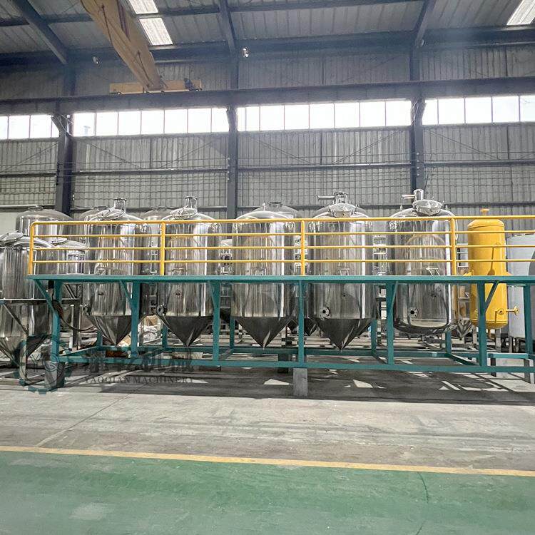 小菜籽油加工设备炼线油菜榨油预处理压榨精炼生EFO产全套油脂精