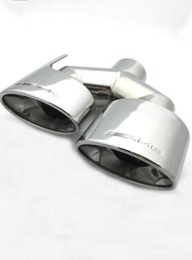 热卖汽车奔驰改装排气管C180C200C260C300四出尾嘴升级C63款尾喉