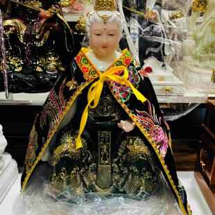 新款手工神像披风中长款外穿仙衣黑奶奶王母娘娘妈祖菩萨婆婆