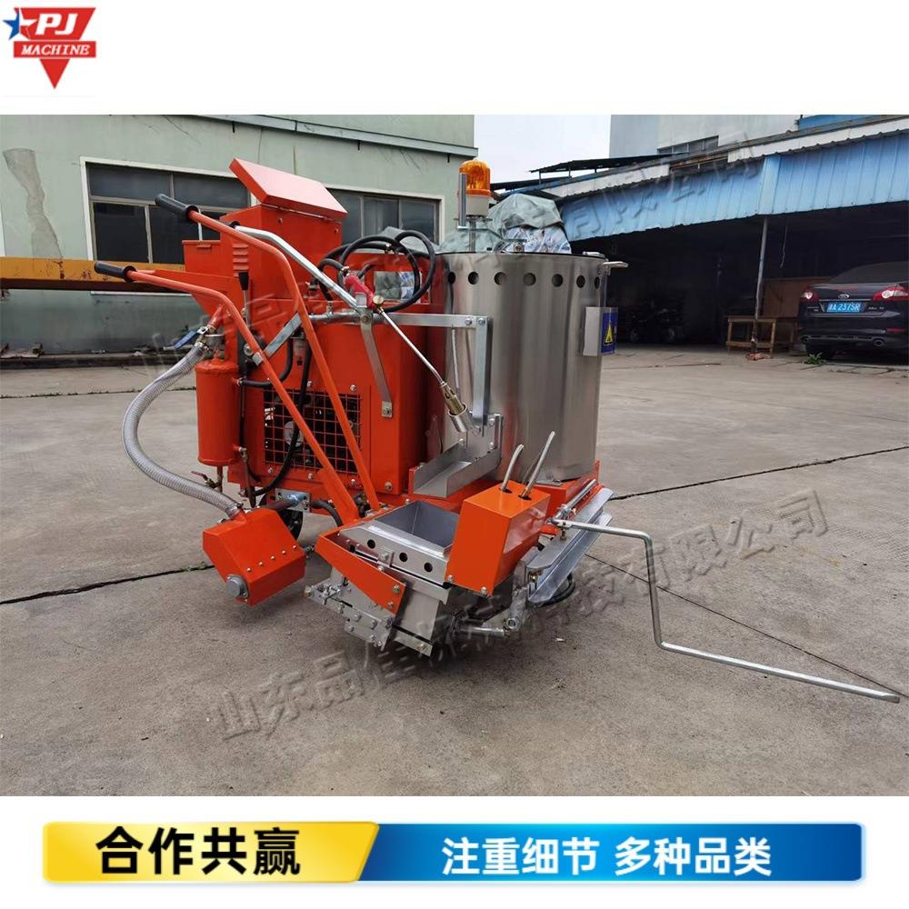 自走式热熔震荡划线机 凸起减速带施工画线车 道路标线喷涂机