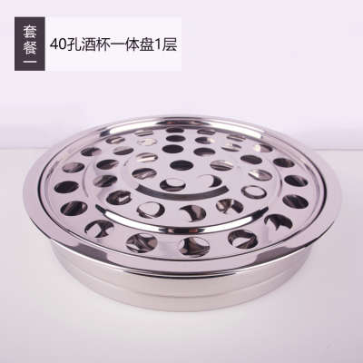 SCP01S 304不锈钢圣餐盘饼盘 圣餐杯盘 教堂用品 可叠放多层设计