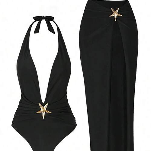 Bikini one-piece swimsuit, women's premium swimsuit