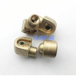 【泽威】全黄铜平扣式油枪头/加油枪头/加油工具