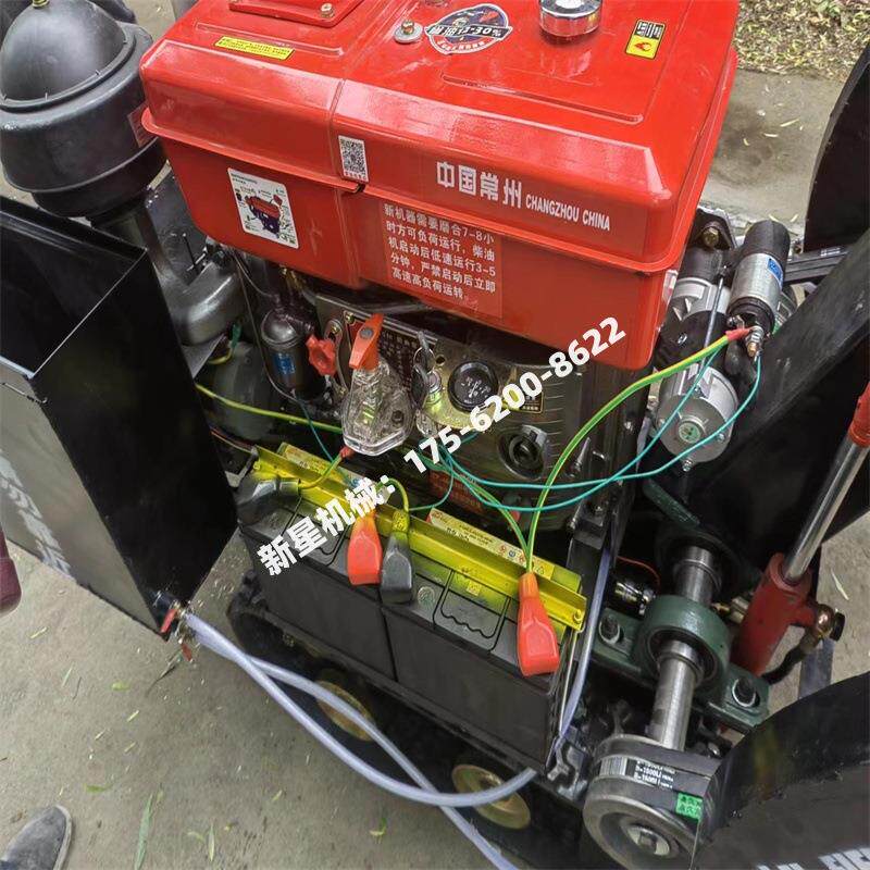 遥控自动行走履带式马路切割机大型柴油水冷路面混凝土切缝开槽机