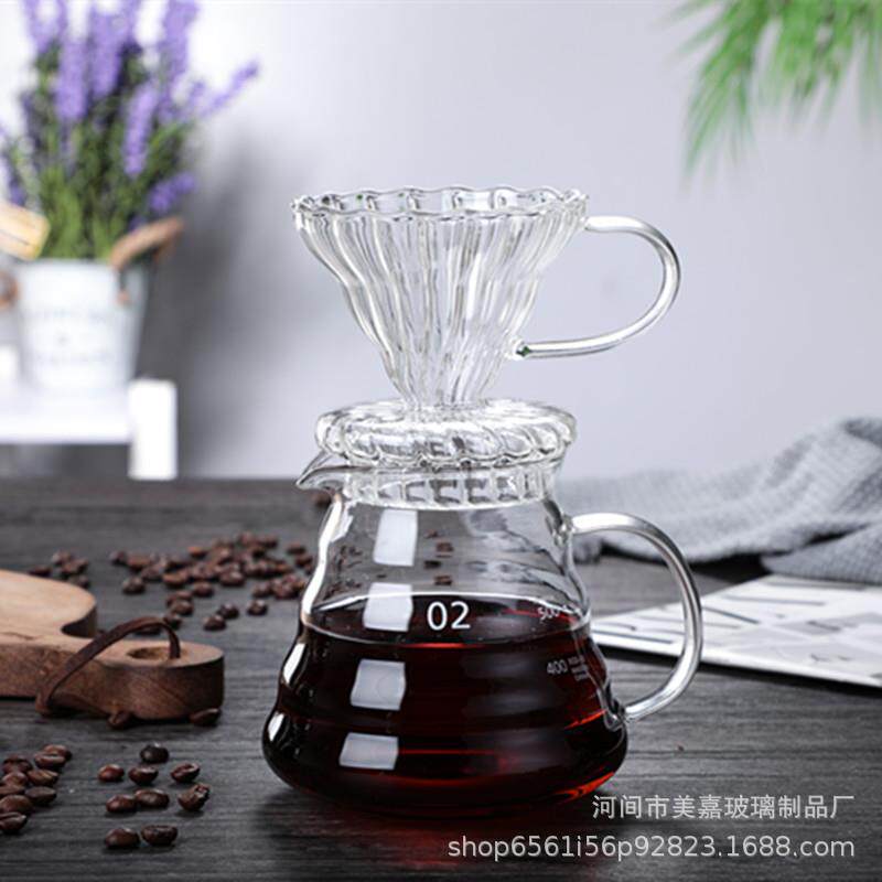手冲咖啡壶分享壶过滤杯套装滴漏式滤杯云朵壶漏斗咖啡器具组合