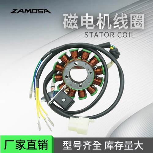 适于Italika磁电机线圈定子EX200 RT200 EX 200 EST-009 配件