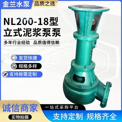 NL200-18型立式泥浆泵30KW液下泥浆泵铸铁立式泥浆泵买送距1500米