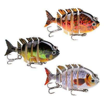 Sinking Wobblers Fishing Lures Lifelike Multi Jointed