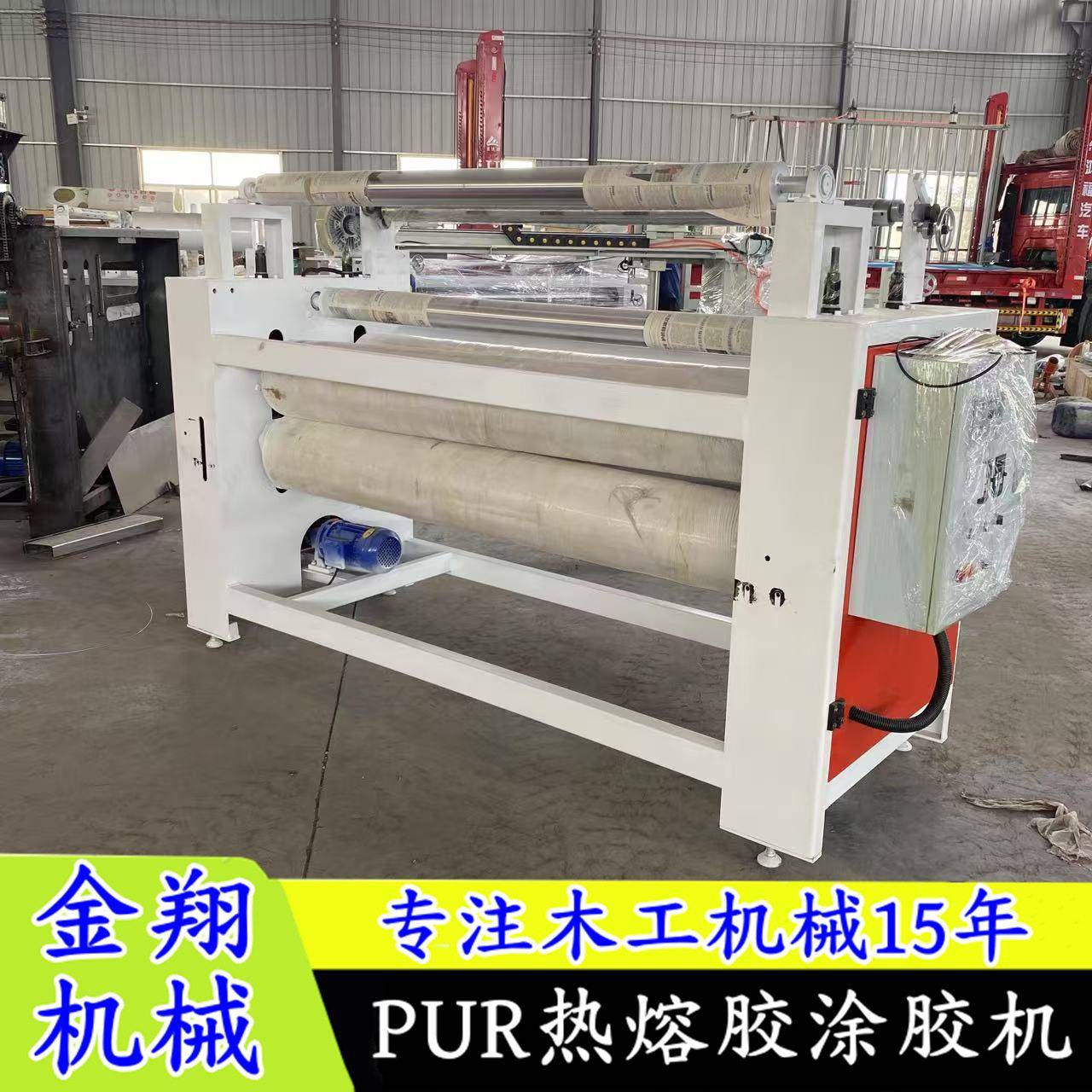 全自动大板铝板加热网纹辊涂胶机 节省胶水 上胶均匀多用途喷胶机