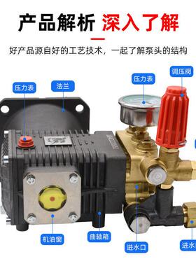 上海熊猫P21502515压3015高压清洗机M泵头清洗机高1洗车水泵