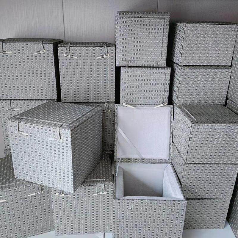 陶瓷花瓶摆件锦盒提梁壶包装盒加厚内衬复古锦缎布礼品盒厂家自产