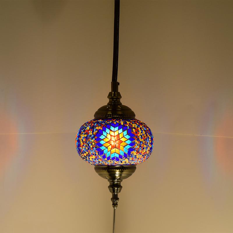 千炼复古民宿酒吧咖啡厅土耳其吊灯东南亚阳台酒店餐厅别墅吊灯