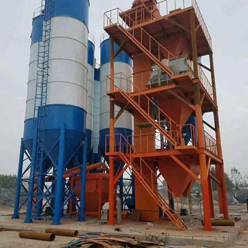 干混砂浆混凝土搅拌站180水泥搅拌站JS3000搅拌机时产180方
