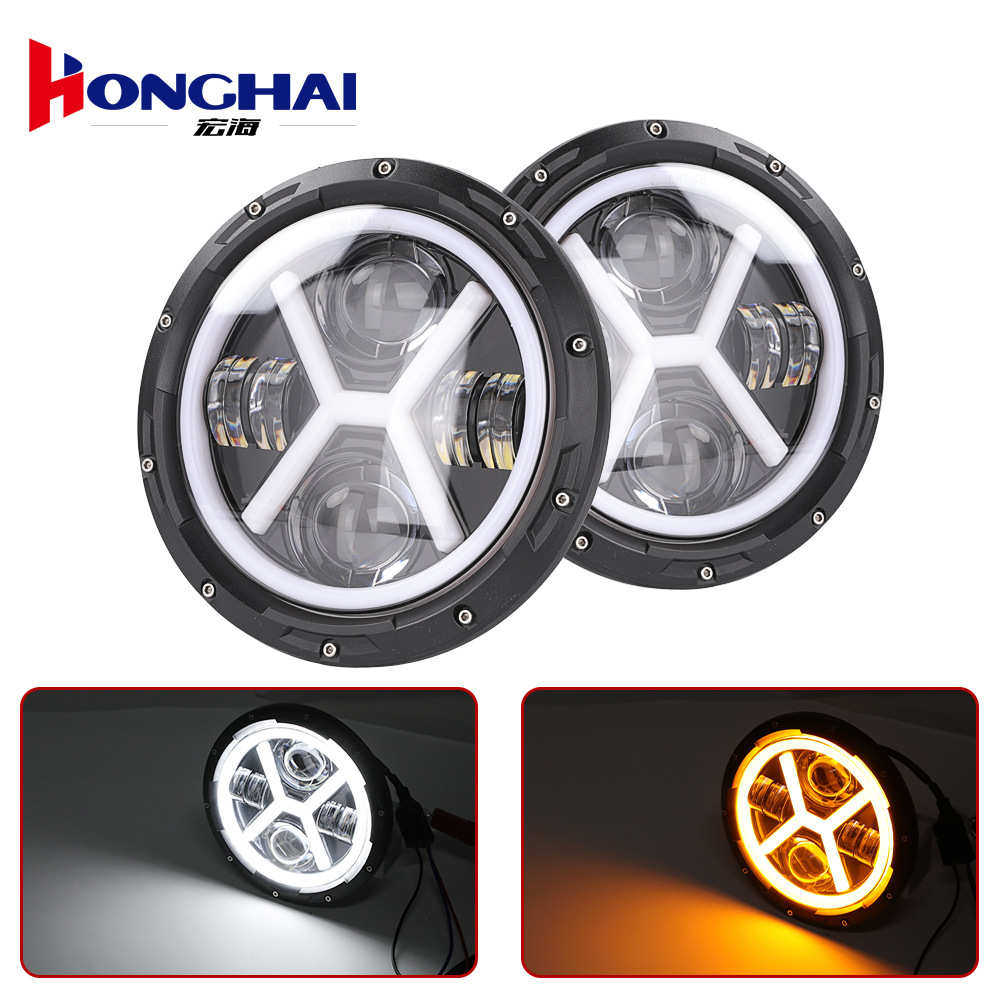 汽车led大灯55w带透镜摩托车改装雾灯牧马人前大灯x形日行转向灯,汽车用品/电子/清洗/改装,汽车氛围灯/装饰灯/日行灯,淘宝优惠券,粉丝福利购,淘宝优惠卷