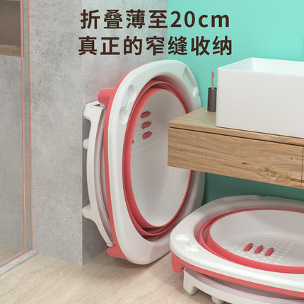 洗澡桶大人可折叠浴桶泡澡桶成人家用洗澡盆加高浴桶全身沐浴桶