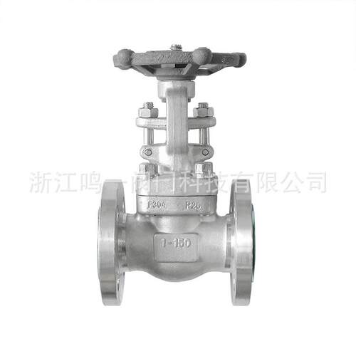 整体锻造不锈钢F304法兰闸阀一体式连体法兰闸阀限流闸阀厂家