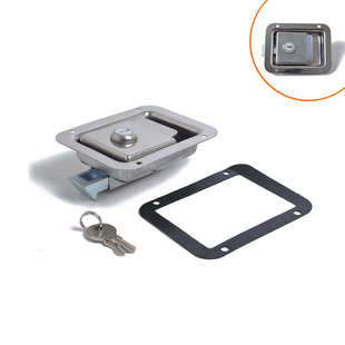 平面工具箱锁批发 不锈钢面板门锁 EBAY畅销款 房车工具箱锁