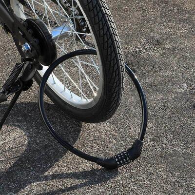 Bicycle anti-theft password lock, portable for mountain bike
