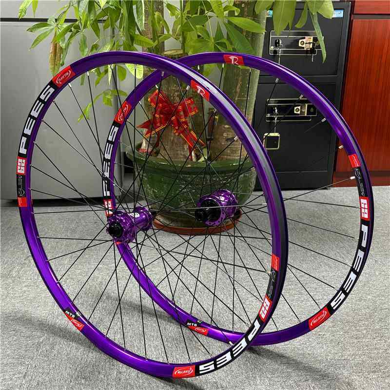 690响锐杰逊RUJIXU山地车轮组铝合金桶轴快拆土坡车单速HGXDMS