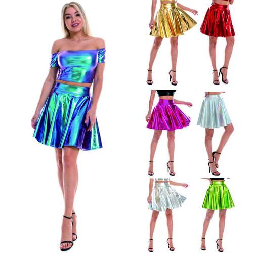 Grand skirt women stage performance costume pleated skirt