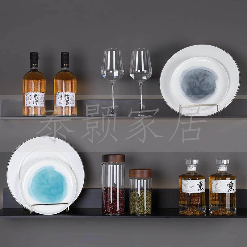 厨房摆件组合现代简约酒柜橱柜搭配套装客厅餐盘样板房软装饰品