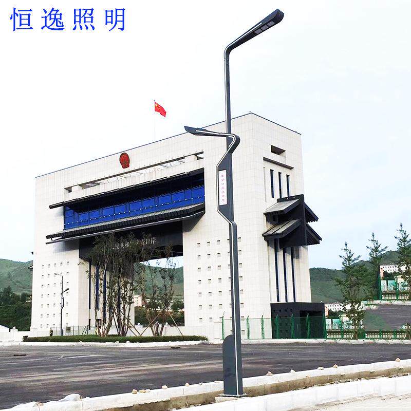 户外造型双头智慧路灯太阳能智慧特色造型景观灯道路照明落地灯