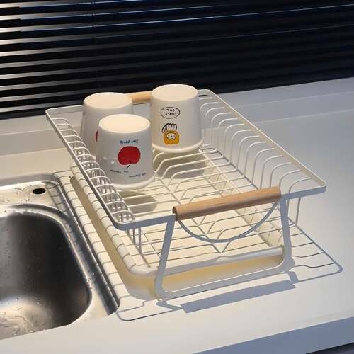 厨房沥水架碗碟架餐具置物架子家用台面厨具水杯收纳筐多功能碗架