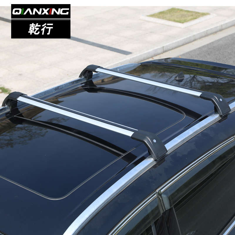 乾行越野车SUV横杆一体式行李架改装铝合金车顶横杆通用汽车行李