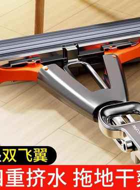 无对水德手国BDS痕式一拖拖地海绵拖把家用吸水折新款202净免5洗