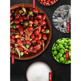 满园兴小鱼花生延边朝族小菜麻辣小鱼干拌豌豆花生商用下酒菜零食