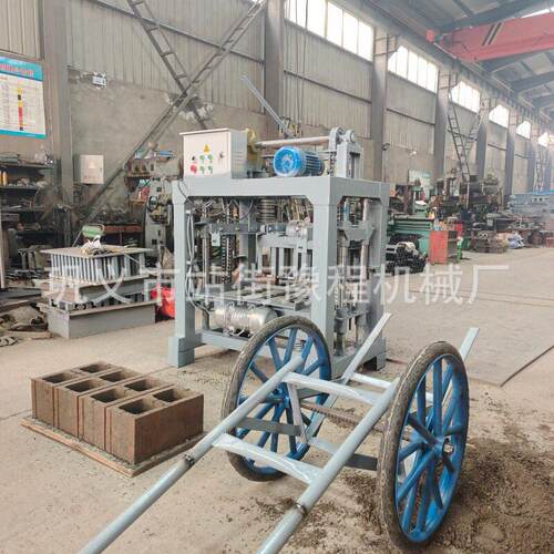 制砖机出口非洲自动花砖成型机建筑砖制造机Cement block machine