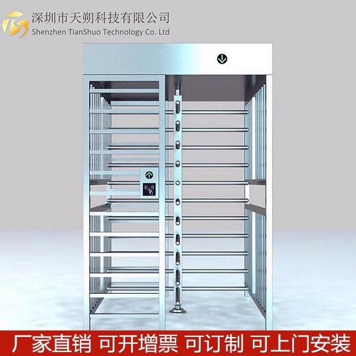 智能全高转闸小能区智门禁扫系统闸机天朔人指纹脸识别单门双门刷