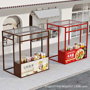 集市摆摊花车商业街广场活动展会促销架铁艺夜市摊位架售卖展示架