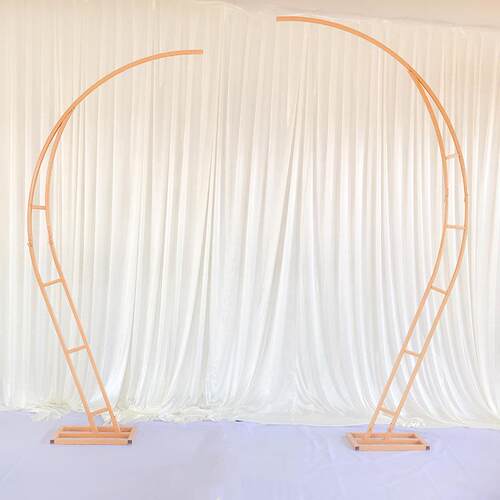 新款婚庆道具异形铁艺几何拱门婚礼背景屏风布置摆件森系草坪拱门