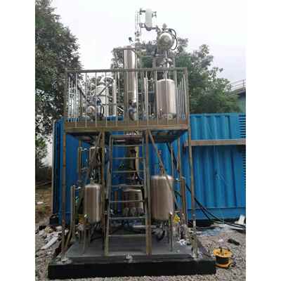 理论塔板精馏中试装置 连续精馏中试精馏塔 精馏回流控制装置
